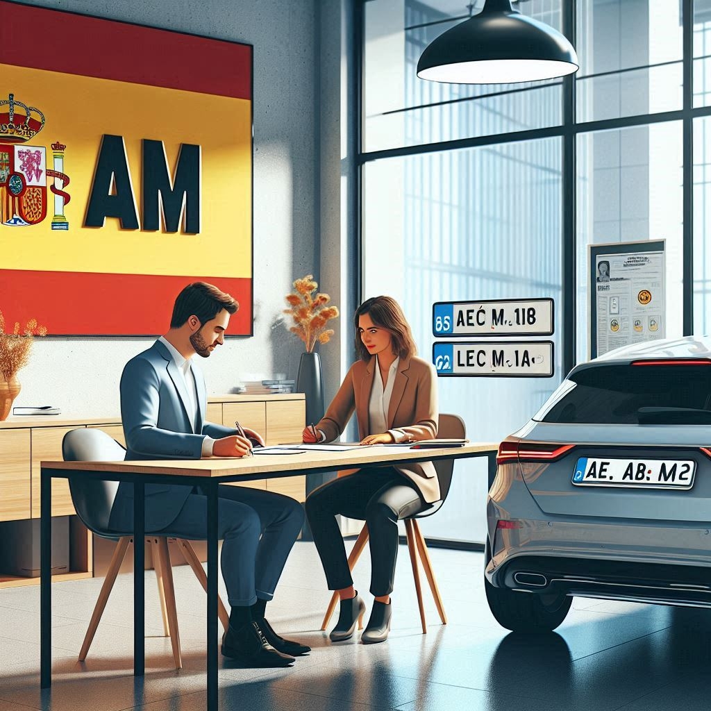 Proceso rápido de matriculación de coches
